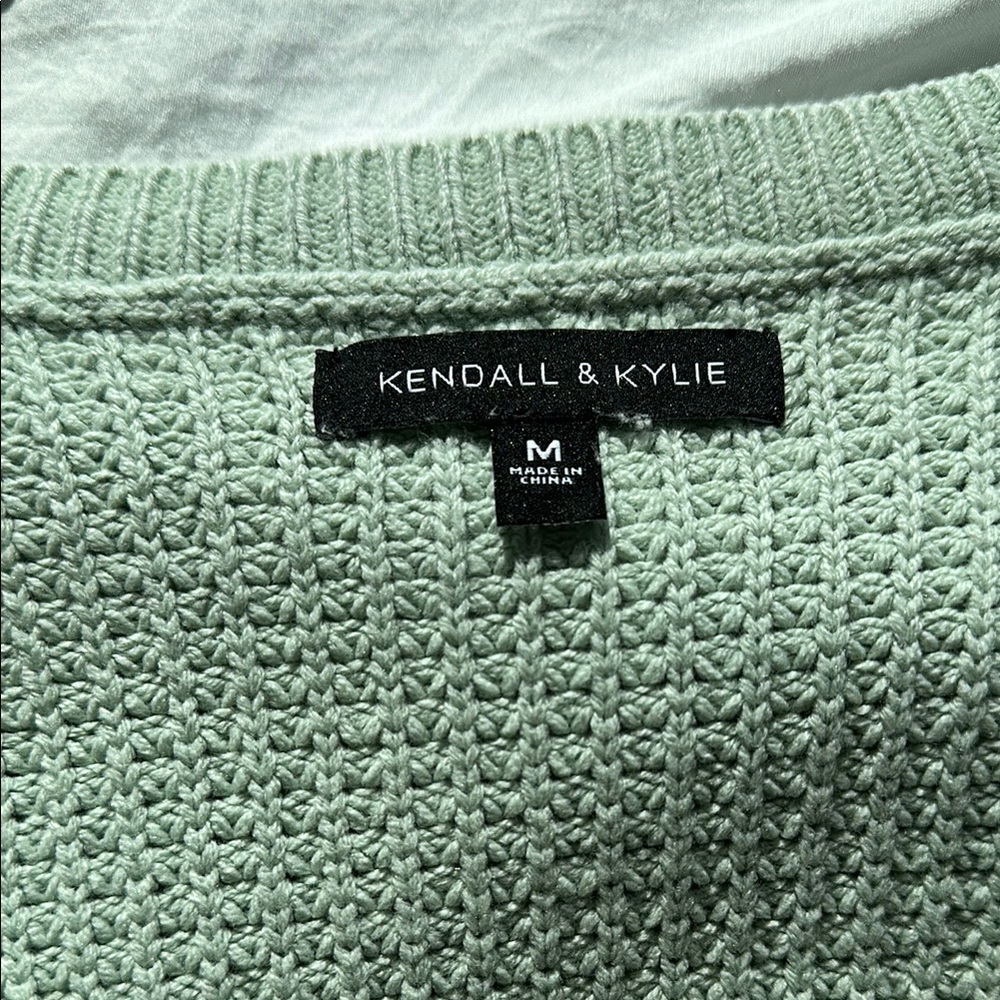 Kendall & Kylie Green Sweater